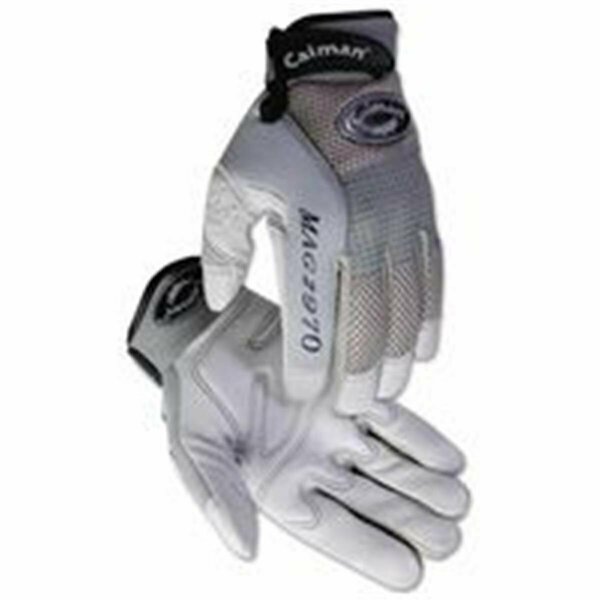 Caiman M.A.G. Gray Deerskin Mechanics Gloves- X-Large- Deerskin- Unlined- Gray- Black 607-2970-XL